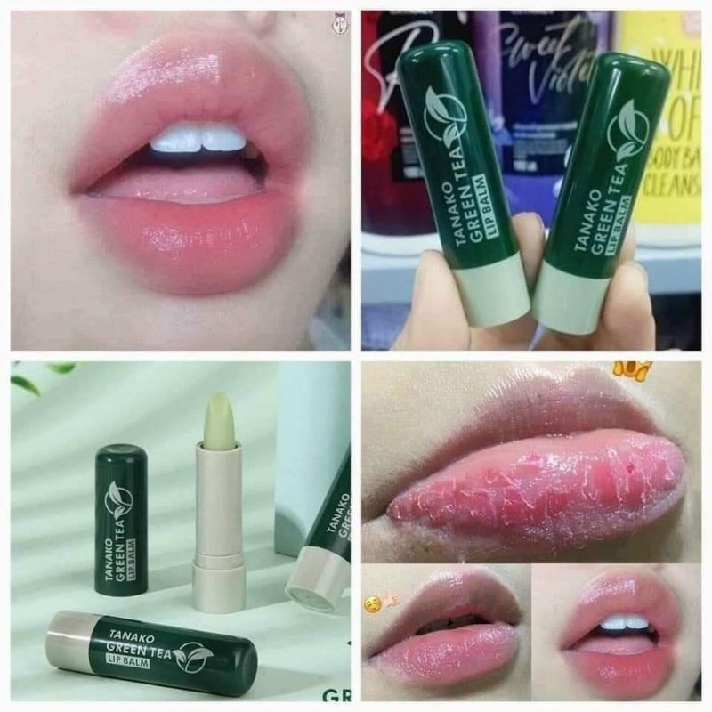 Son dưỡng môi trà xanh Tanako Green Tea Lip Balm Thái Lan