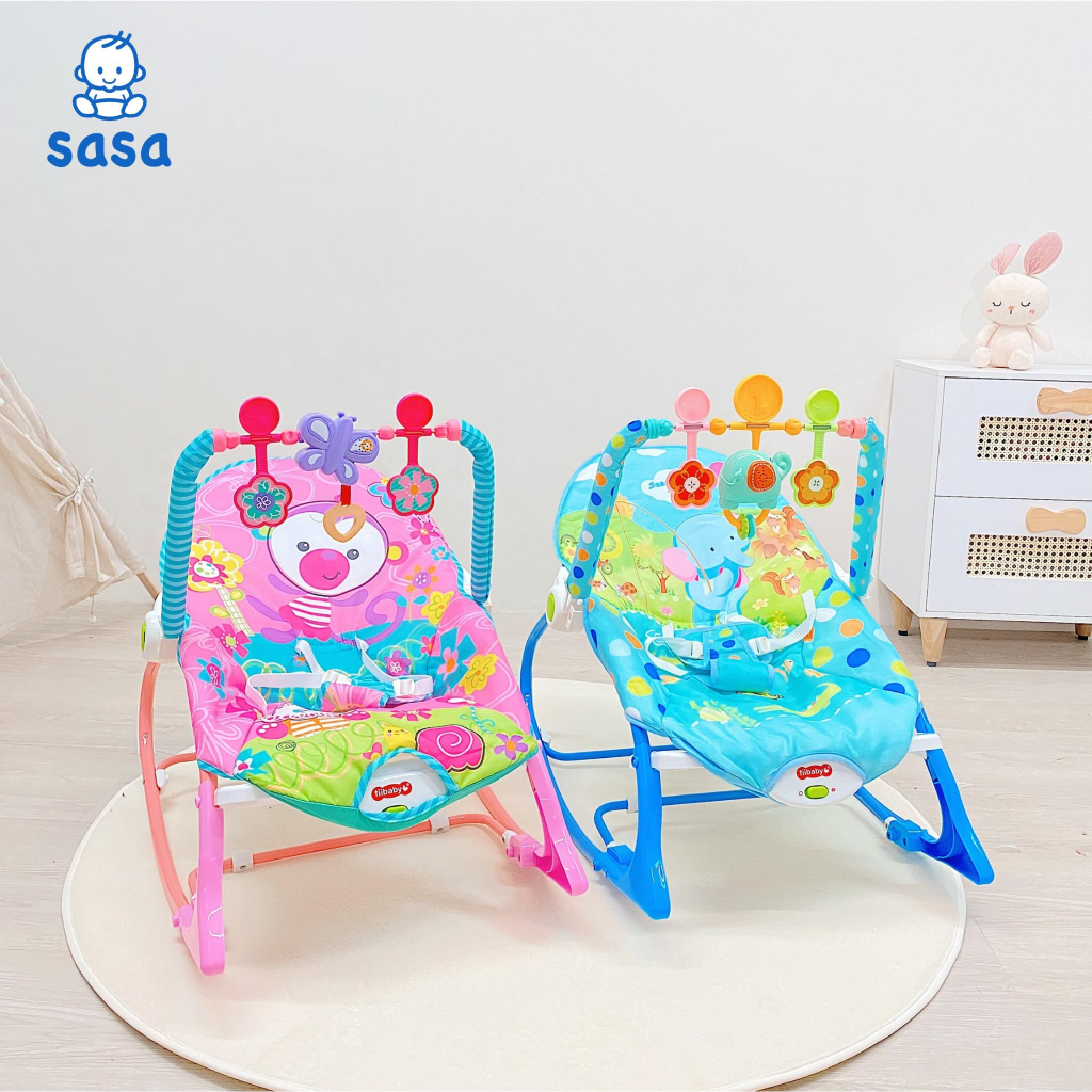 Ghế rung nhún cao cấp, ghế bập bênh cho em bé