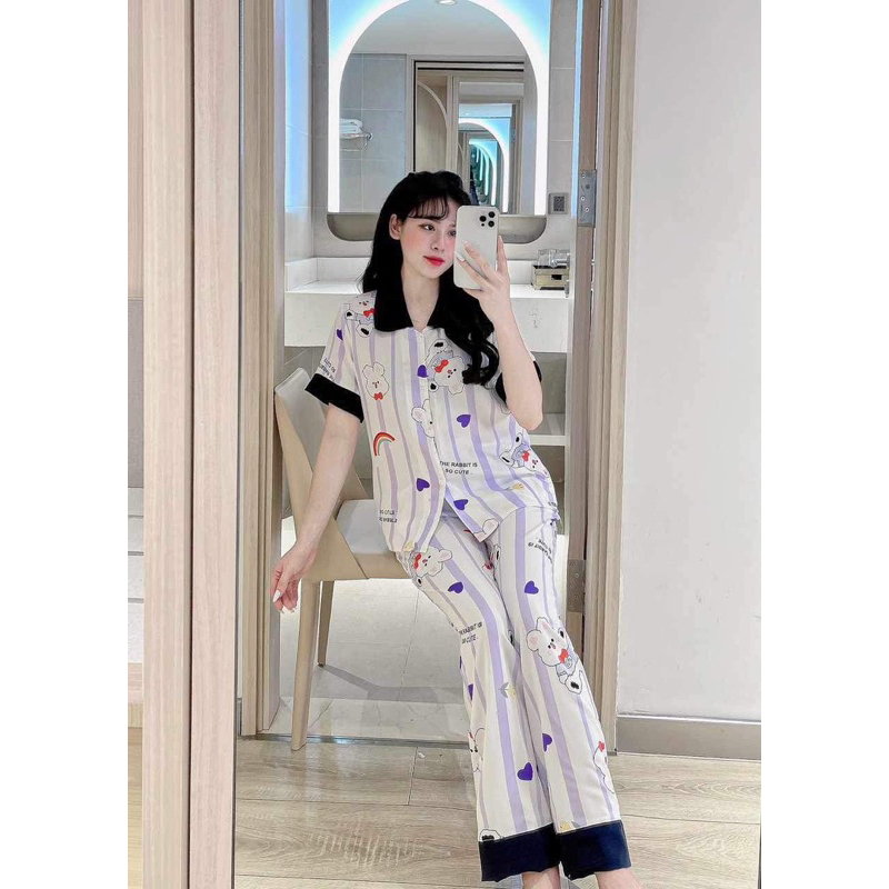 Combo bộ bizama tay ngắn quần dài chất mango