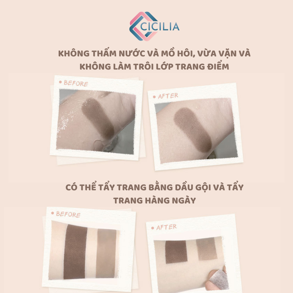 Phấn Che Chân Tóc/Che Hói Tóc CICILIA Chống Thấm Nước CI-072 40G