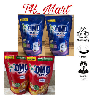 Combo 2 túi nước giặt omo matic tinh dầu thơm