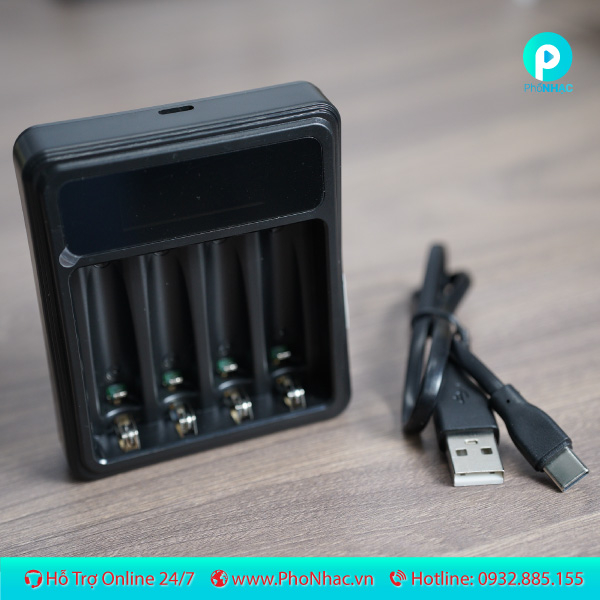 Bộ Sạc Pin Doublepow L156 Tự Ngắt thanh lý