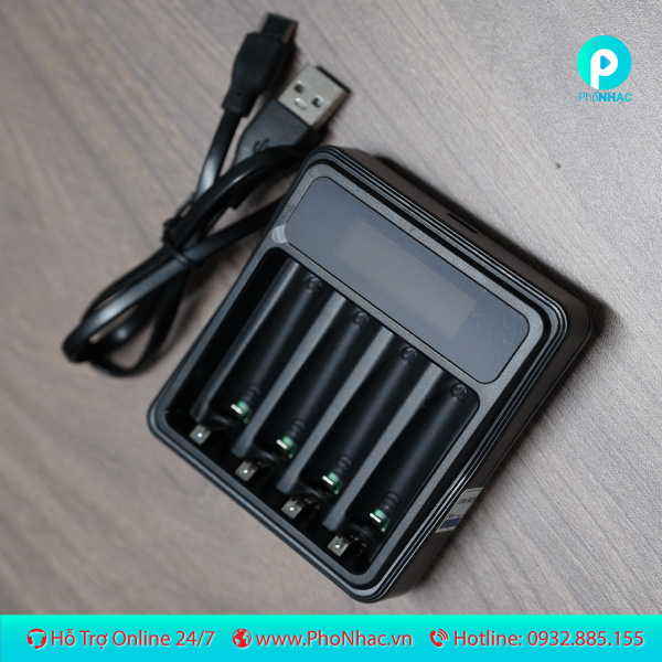 Bộ Sạc Pin Doublepow L156 Tự Ngắt thanh lý