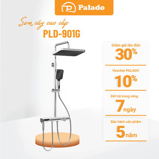 Sen cây phím đàn cao cấp PALADO PLD901G, 4 chế độ xả nước, vỏ nhựa ốp kính lõi đồng, bảo hành 5 năm