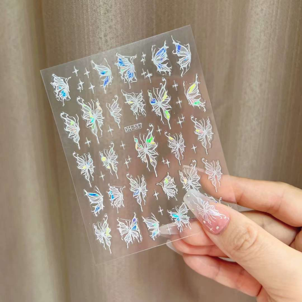 Sticker Dán Móng Bướmmm Nghệ Thuật