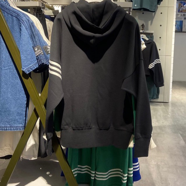 ✨  - Áo Hoodie Adidas Sọc Tay Mùa Đông Cho Nam Nữ || Adicolor Neuclassic Trefoild Hooded Sweatshirt Unisex