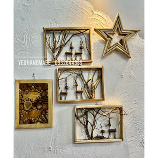 Ngôi Sao Gỗ Decor