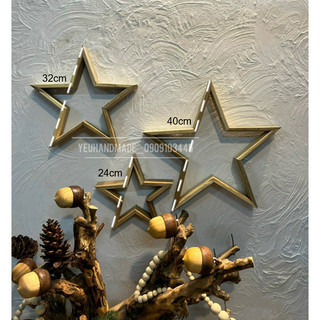 Ngôi Sao Gỗ Decor