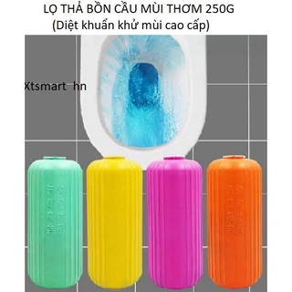 Lọ Thả Bồn Cầu Mùi Thơm 250g - Lọ Tẩy Bồn Cầu Diệt Khuẩn Khử Mùi Cao Cấp