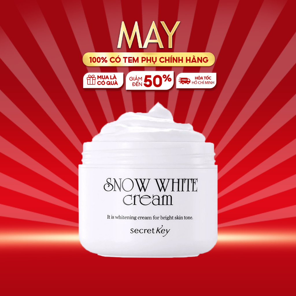 Kem Dưỡng trắng da SECRET KEY Snow White CREAM 50gr