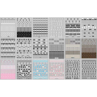 Sticker dán móng tay thương hiệu mã mới