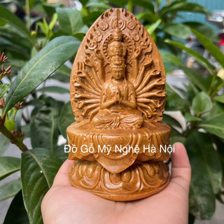 Tượng phật thiên thủ thiên nhãn gỗ bách thơm