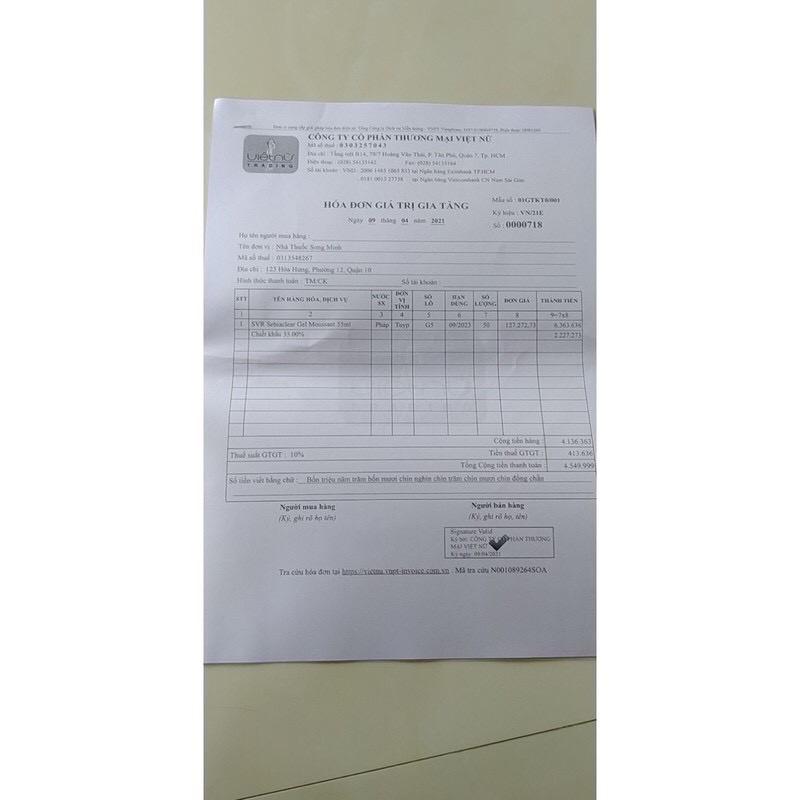 Gel rửa mặt SVR Sebiaclear Gel Moussant 400ml