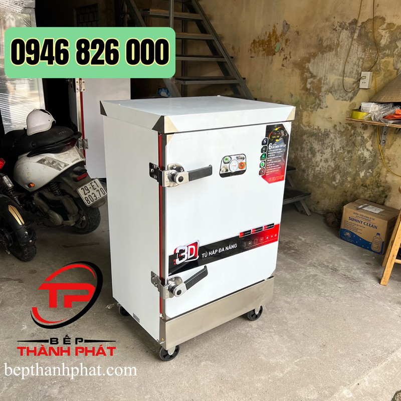 Tủ nấu cơm 8 khay giá rẻ, Bảo hành 12 tháng,