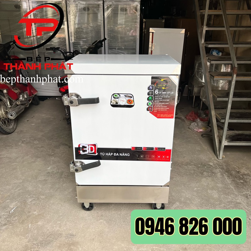 Tủ nấu cơm 8 khay giá rẻ, Bảo hành 12 tháng,