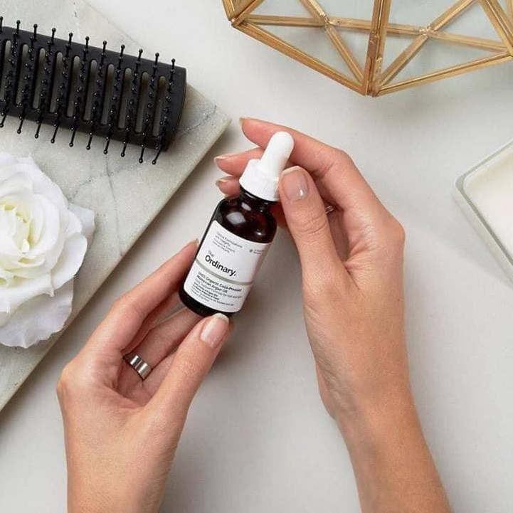 THE ORDINARY 100% Organic Cold-Pressed Rose Hip Seed Oil Tinh dầu nụ tầm xuân giảm dầu mụn 30ml