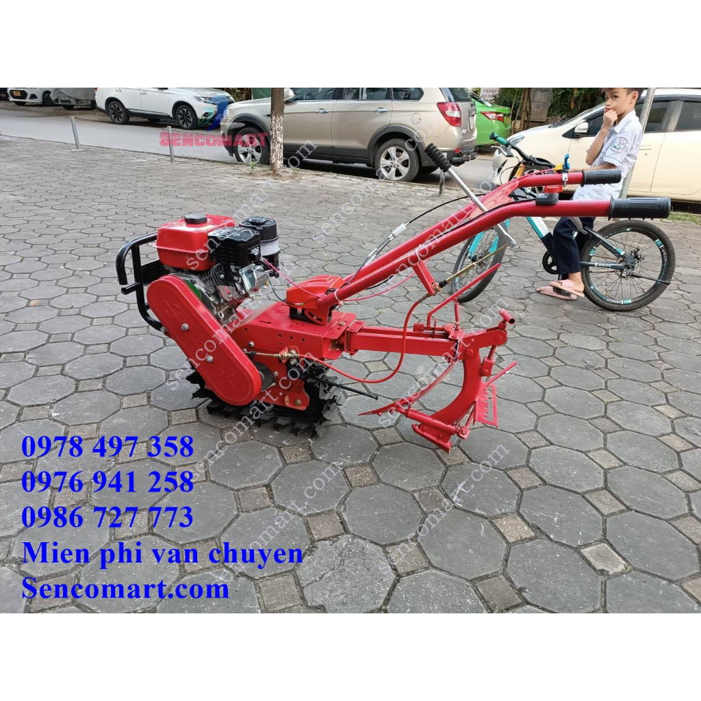 Máy cày mini dùng cho gia đình, địa hình đồi núi