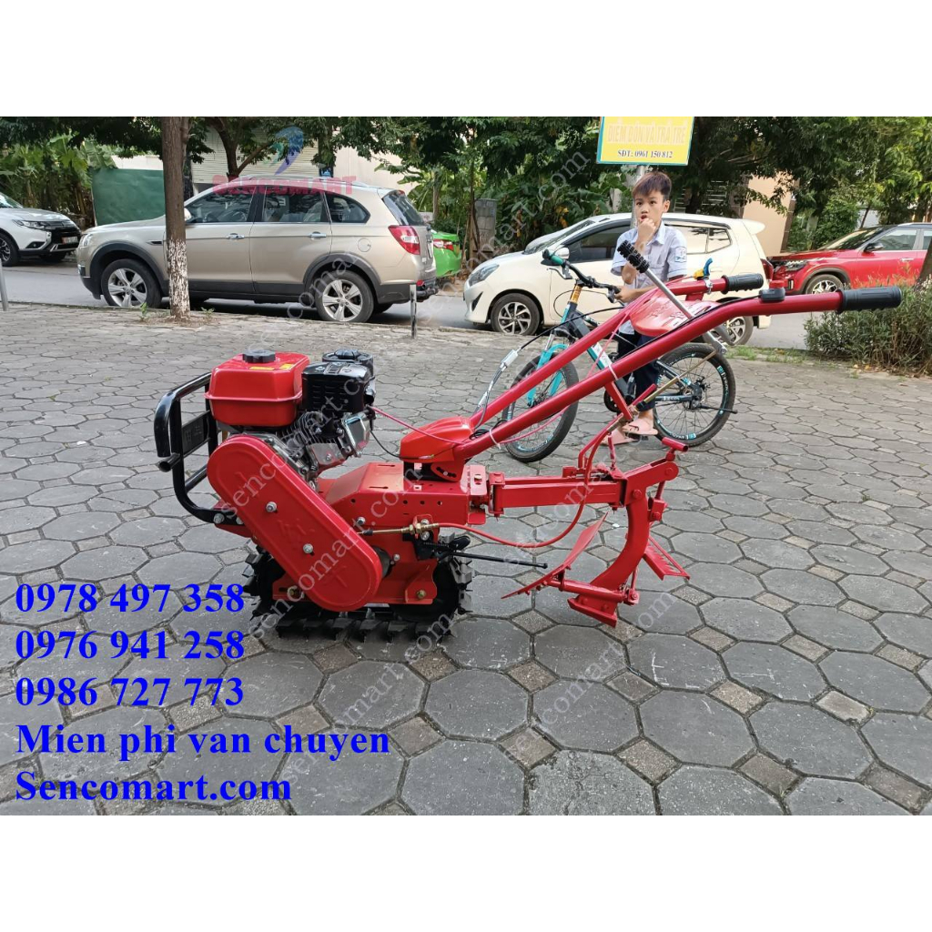 Máy cày mini dùng cho gia đình, địa hình đồi núi