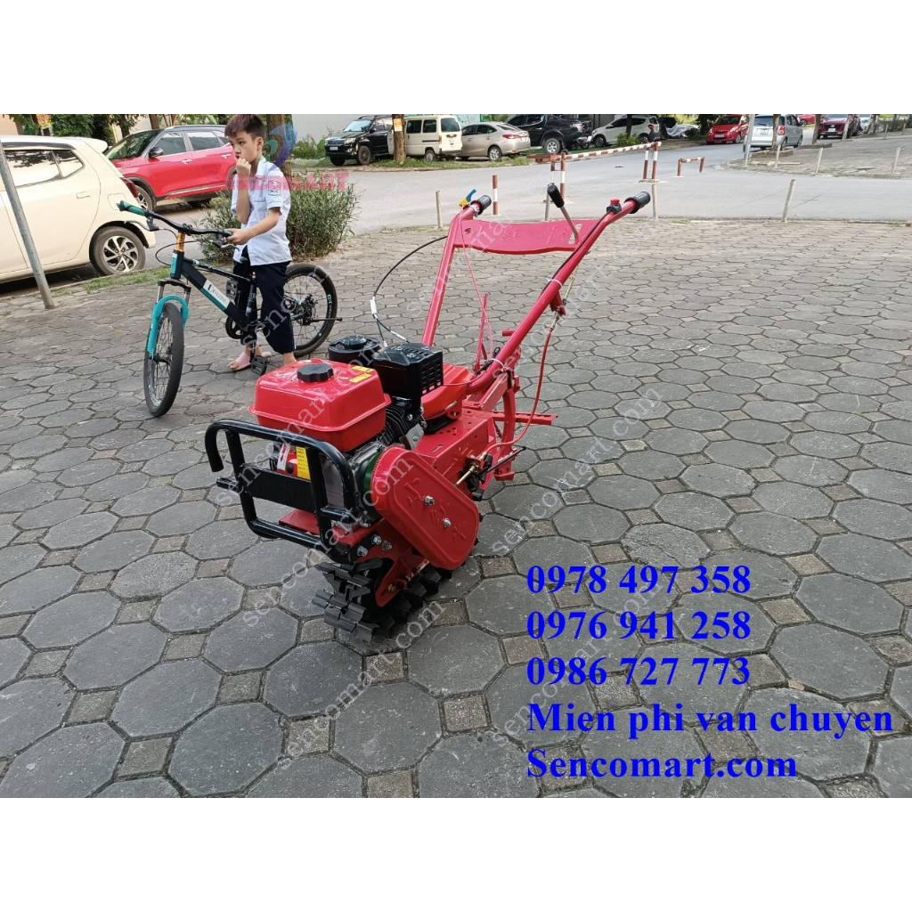 Máy cày mini dùng cho gia đình, địa hình đồi núi