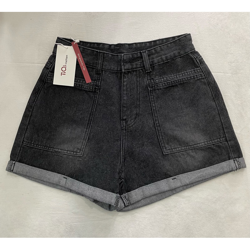 Quần short jean nữ 2 túi trước TiQi Jeans S1-307