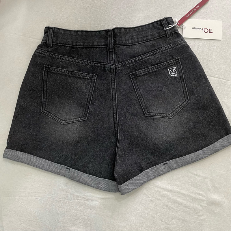 Quần short jean nữ 2 túi trước TiQi Jeans S1-307
