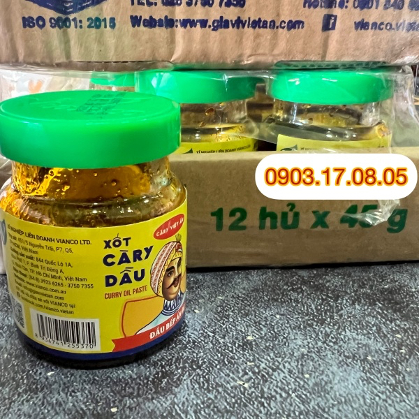 XỐT CÀ RI DẦU Vianco-Hũ(45gr)