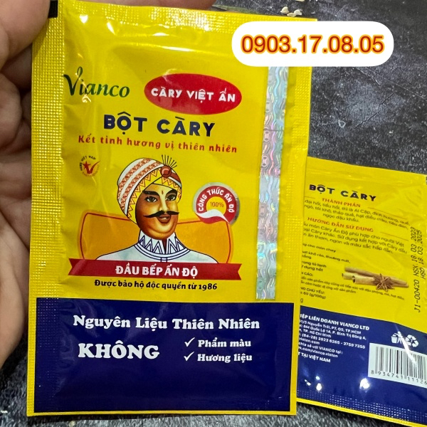 Bột cà ri Việt Ấn Vianco (10gr)