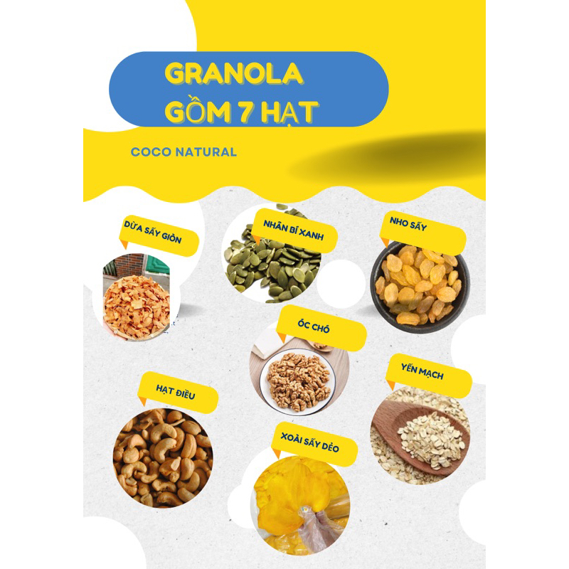 Granola dinh dưỡng 500g
