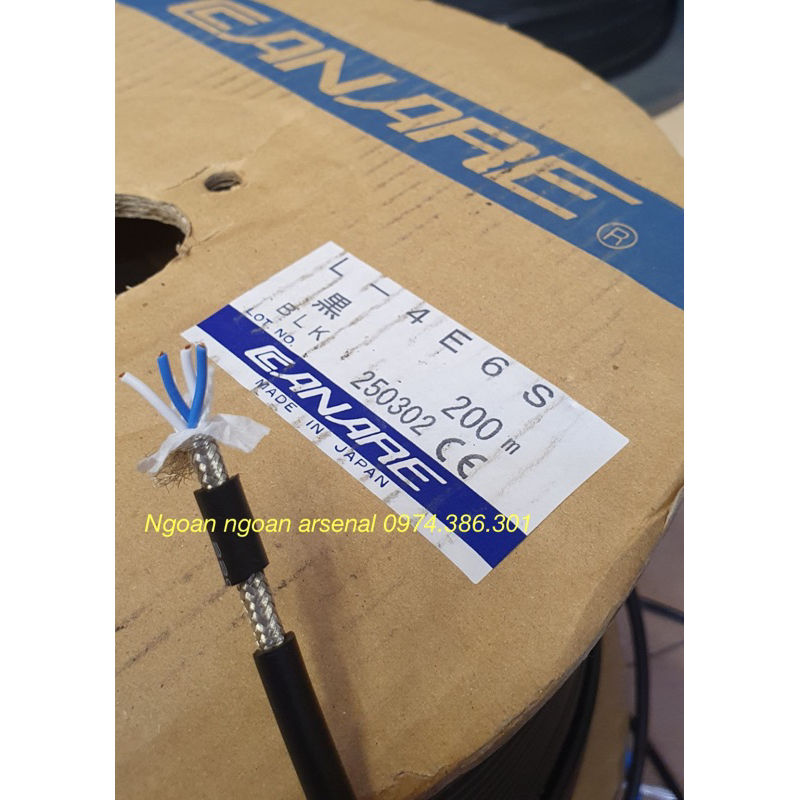 Dây tín hiệu 4 lõi audio đồng OFC hàng nhập khẩu hãng TH, Sunrise, CANARE, USA...