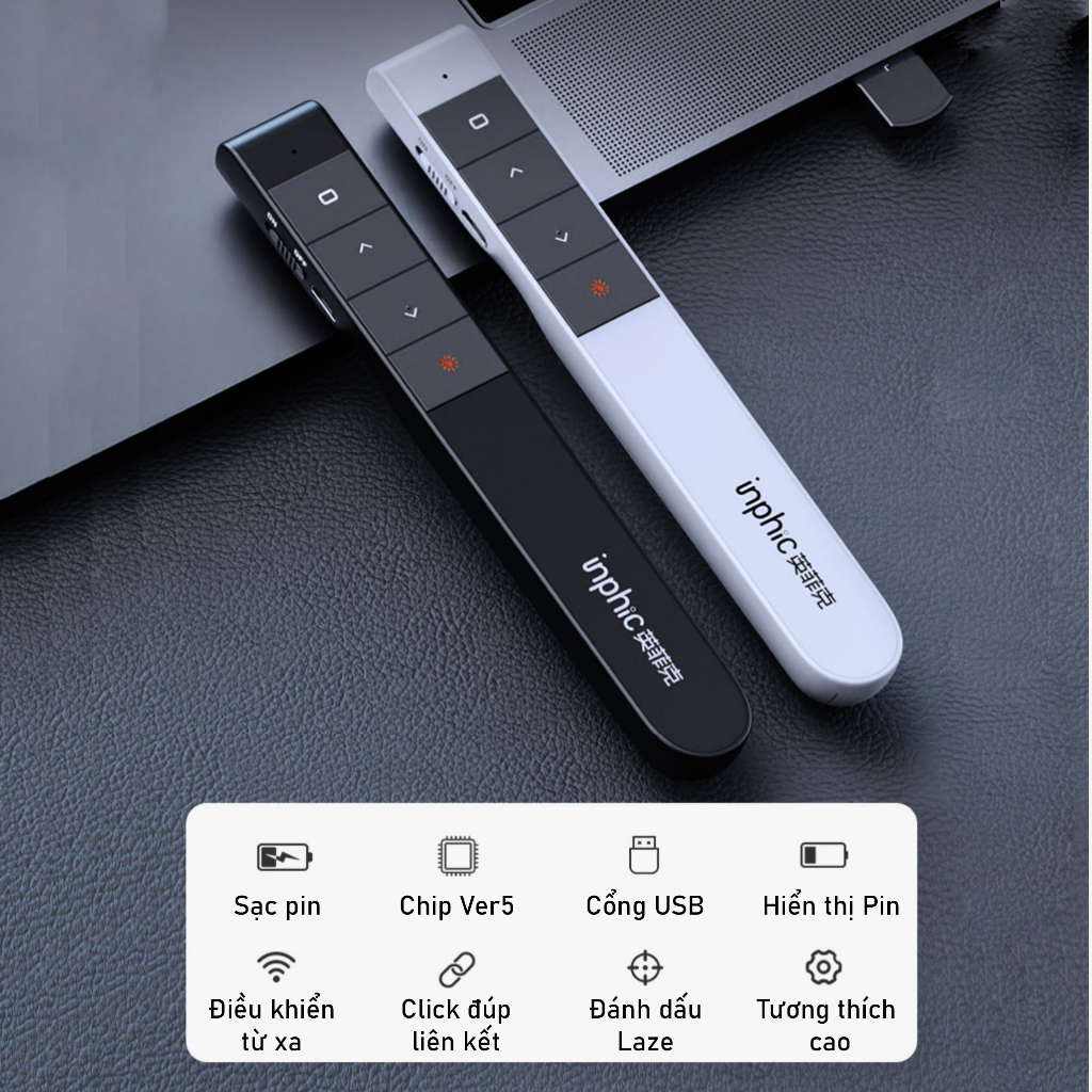 Bút trình chiếu văn phòng INPHIC PL1H dạy học Power Point Word Excel dành cho giáo viên học sinh sinh viên