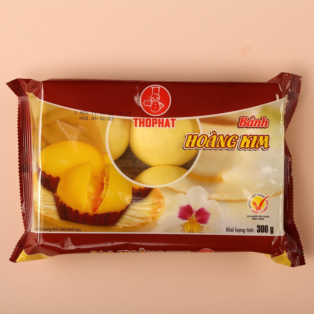 CHÍNH HÃNG Gói 6 Bánh Bao Hoàng Kim  THỌ PHÁT FOOD 300g