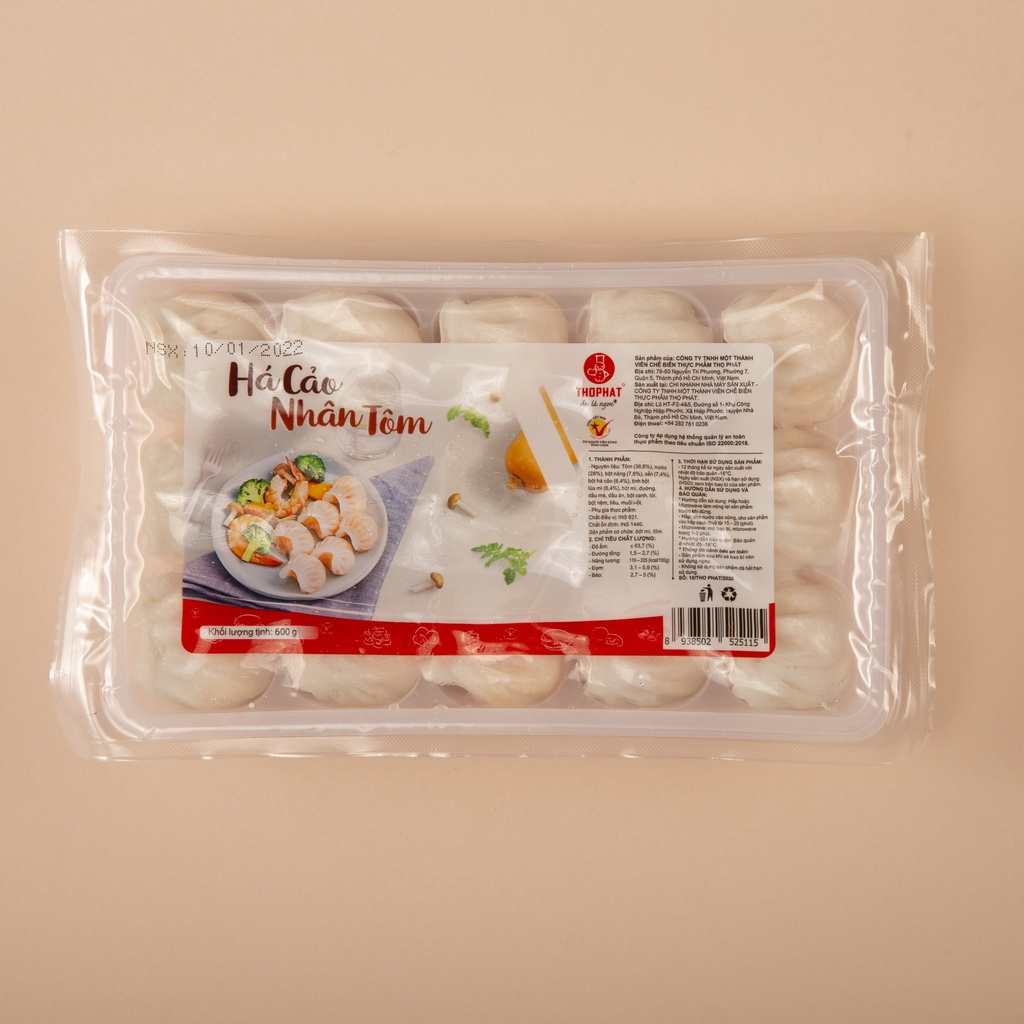 CHÍNH HÃNG Há Cảo Nhân Tôm THỌ PHÁT FOOD 600g