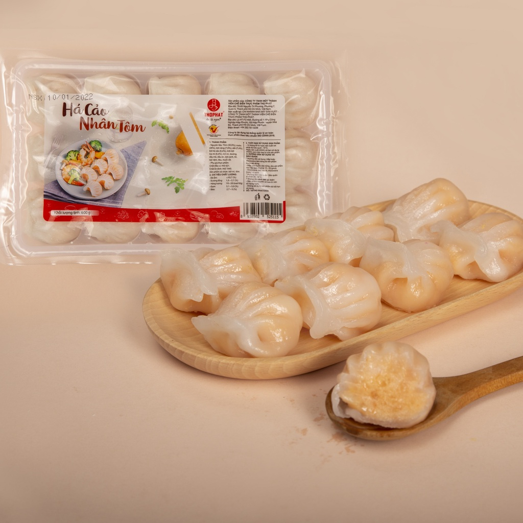 CHÍNH HÃNG Há Cảo Nhân Tôm THỌ PHÁT FOOD 600g