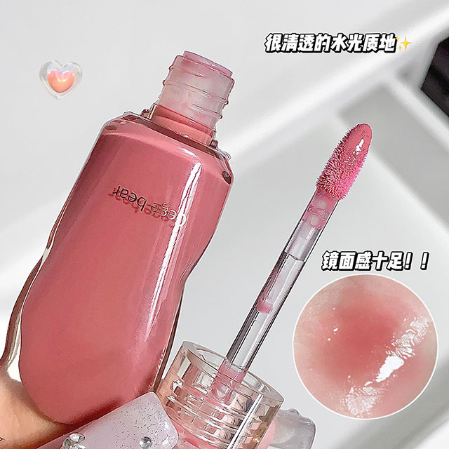 Son Bóng GEGE BEAR Clear And Tender Essence Lip Gloss Cho Môi Mềm Mại - GX1066