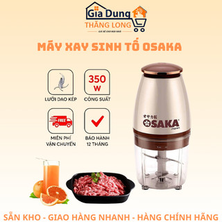 Máy xay sinh tố xay thịt cá xay đá Osaka nắp Đồng mẫu mới 700ml/ Máy xay mini osaka chính hãng
