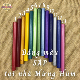 [Sáp Wax Sealing] Sáp đóng dấu niêm phong dạng thỏi, chuyên dùng súng bắn keo siêu Tiết Kiệm. 135mm x 10mm tiện dụng.