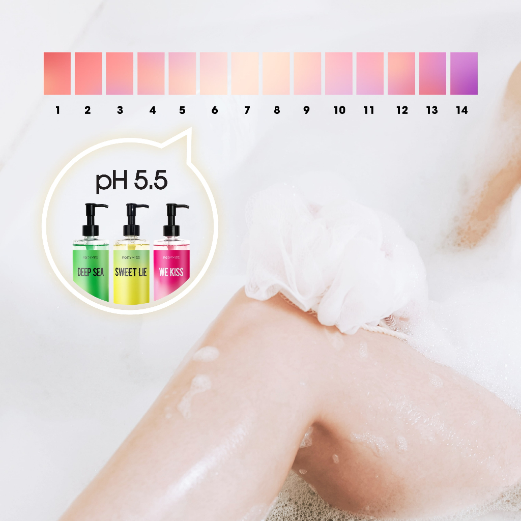 Sữa Tắm Nước Hoa Hương Ngọt WeKiss Phù Hợp Hẹn Hò Giúp Trắng Da, Làm Mềm Da BODYMISS 303ml