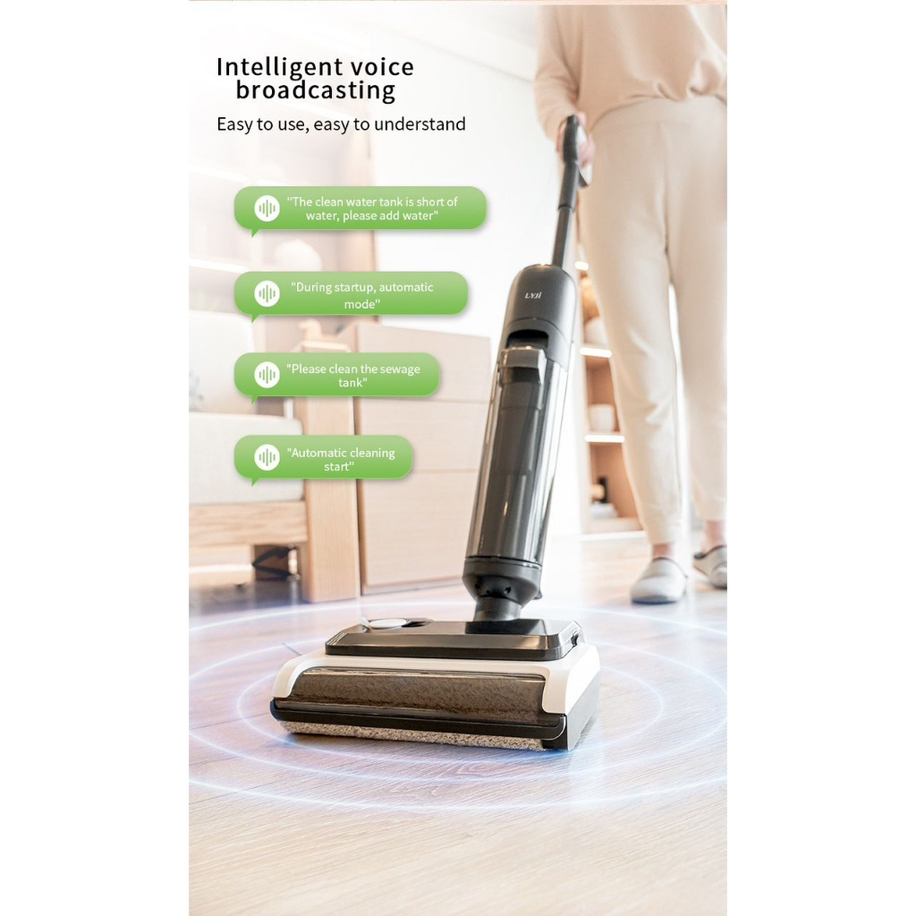 Máy Hút Bụi và Lau Sàn Không Dây X8 Pro - Đa Chức Năng, Tự Vệ Sinh, Đèn LED, Pin 60 Phút