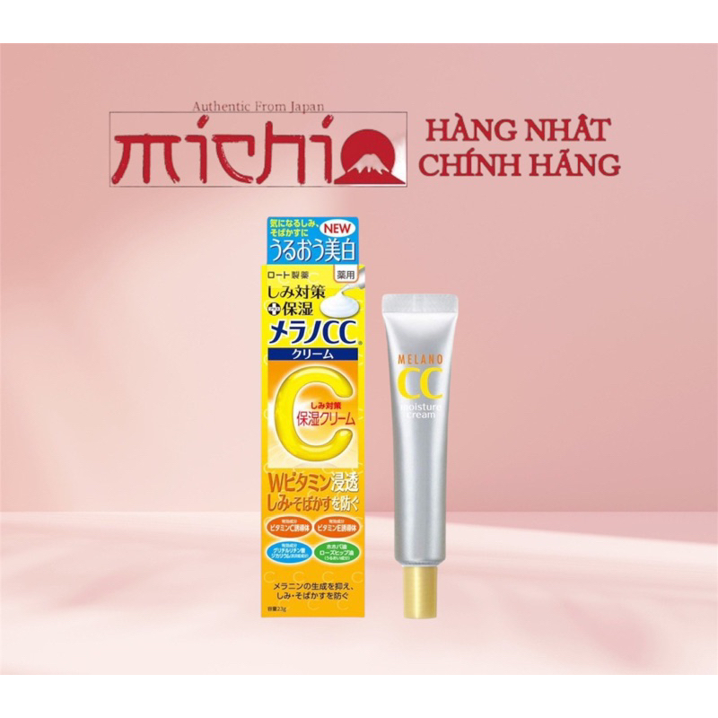 Kem dưỡng trắng da loại bỏ thâm mụn Melano Cc Cream 23g Nhật Bản