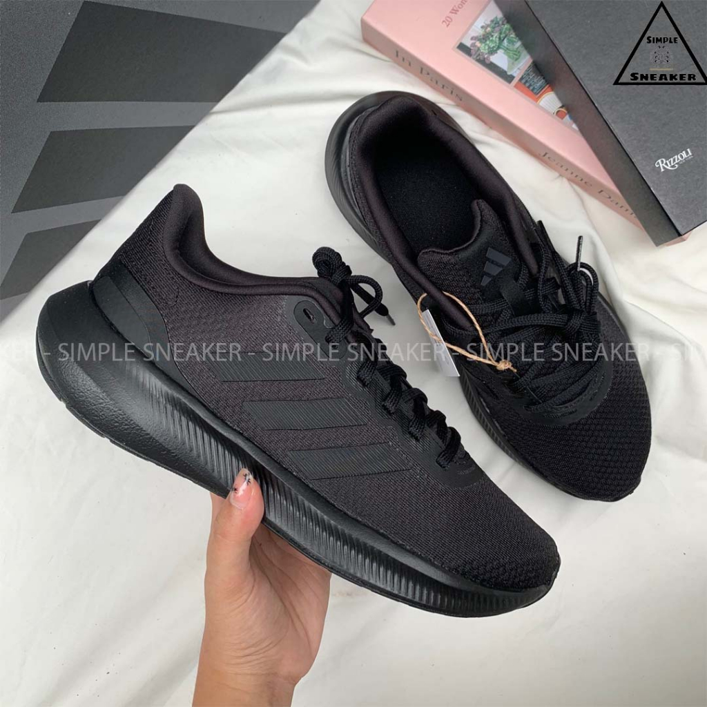 Giày Chạy Adidas Nam Nữ Falcon Run 3 Chính Hãng 🔴SIMPLE SNEAKER🔴 ADIDAS RUN FALCON 3 Màu Đen HP7558 HP7556 Thể Thao