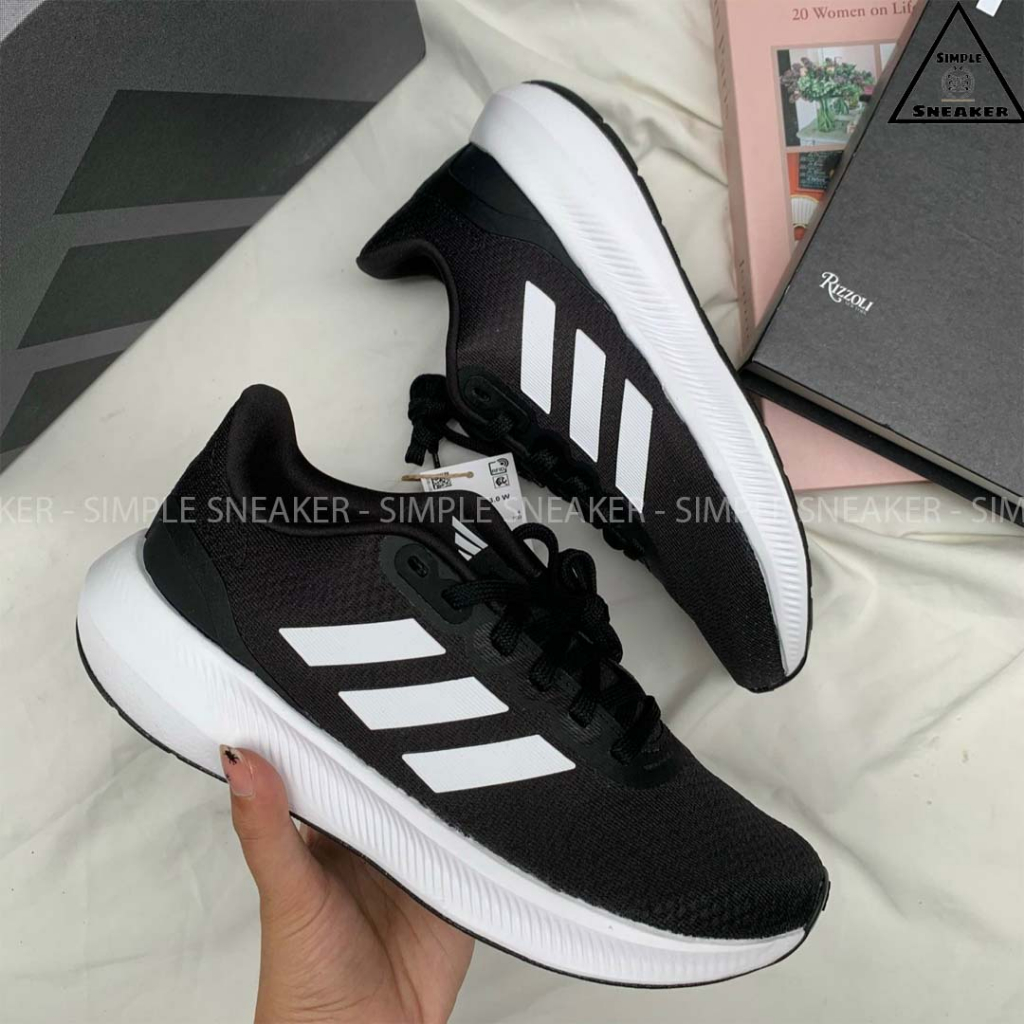 Giày Chạy Adidas Nam Nữ Falcon Run 3 Chính Hãng 🔴SIMPLE SNEAKER🔴 ADIDAS RUN FALCON 3 Màu Đen HP7558 HP7556 Thể Thao