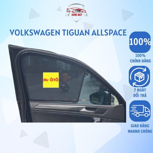 Rèm Che Nắng Xe VW Tiguan AllSpace Loại 1 Mr.OTO. Chuẩn Khít Theo Xe. Bảo Hành 2 Năm
