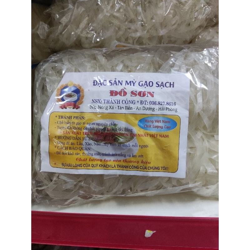 Mỳ gạo sạch Đồ Sơn gói 600g
