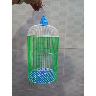 Lồng nuôi chim hút mật, khuyên, ốc mít. cao 40cm, đường kính 20cm. 75k/cái