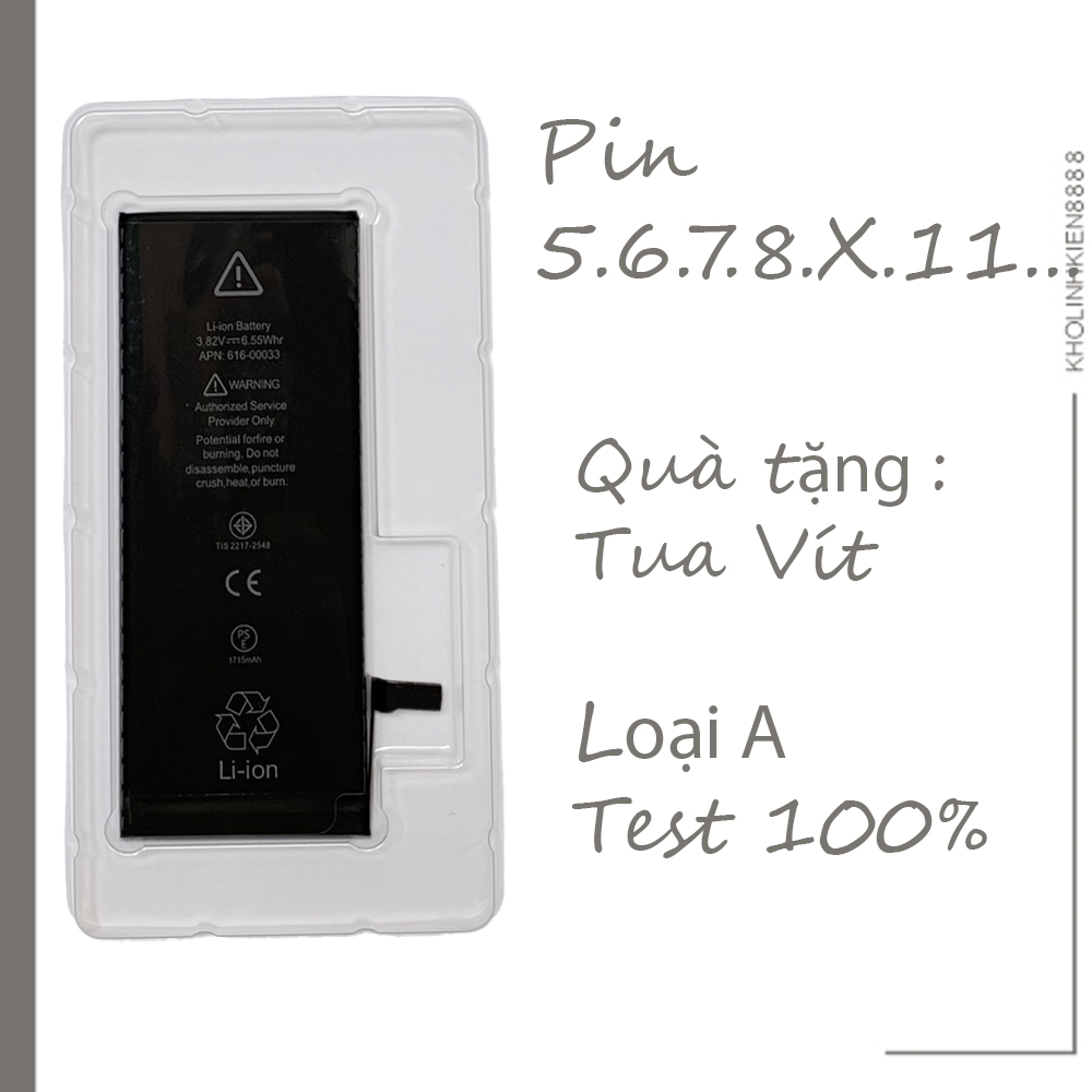 Pin Điện Thoại Full 5/6/7/8