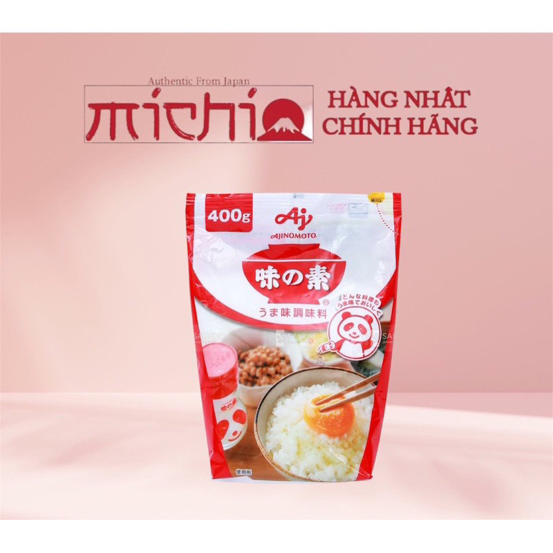 Mì Chính Ajinomoto 400g ăn trực tiếp Hàng nội địa Nhật Bản