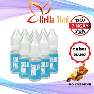 Dung dịch kích màu Solid Ink, nước pha mực chuyên nghiệp trong phun xăm - Solid Ink 10ml
