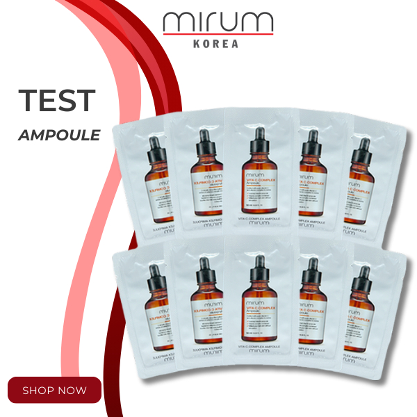 Ampoule Vitamin C làm sáng da, xóa nám và tàn nhang Mirum 10 gói 20ml