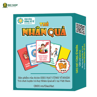 Bộ thẻ nhân quả - sống tử tế - cấp độ dễ - bkeshop