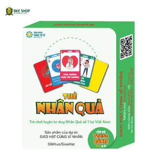 Bộ Thẻ Nhân Quả Cấp Độ Trung Bình - Game tư duy nhân quả cho gia đình - BKEShop